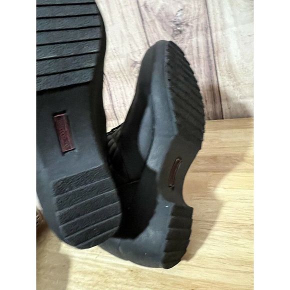 Weatherproof Womens Boots, Style Grace, Sz 8.5, Black w/Fur Trim - Picture 9 of 11